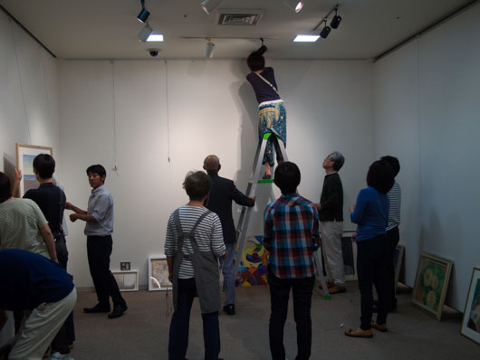 青山アトリエの展覧会2015・展示風景