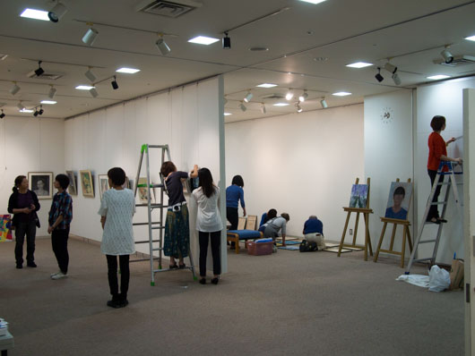 青山アトリエの展覧会2015・展示風景