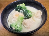 鮭ブロッコリー豆乳スープ201511