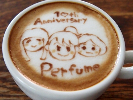 Perfume Anniversary デザインカプチーノ