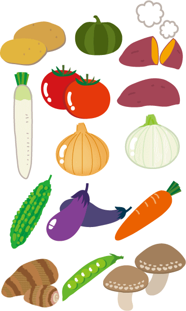 野菜のイラスト イラストwanpug素材ブログ